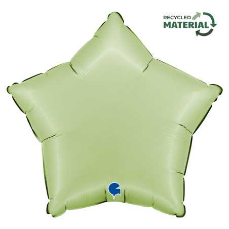 Ballon étoile 18inch (45cm) - Satin Olive Green - Sempertex France