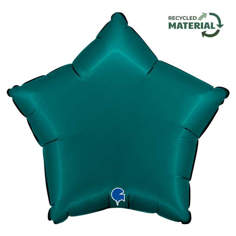 Ballon étoile 18" (45cm) - Satin Emerald Green