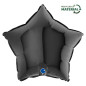 Star balloon 18" (45cm) - Black