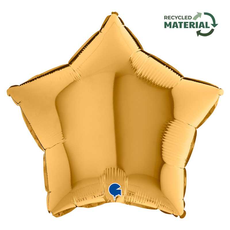 Ballon étoile 18" (45cm) - Gold