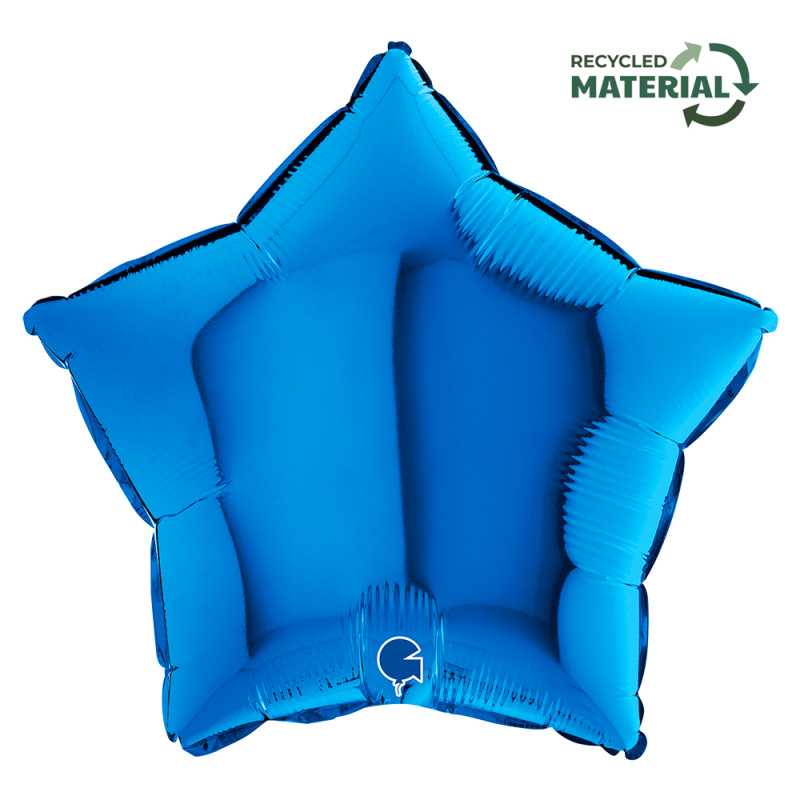 Star balloon 18" (45cm) - Blue