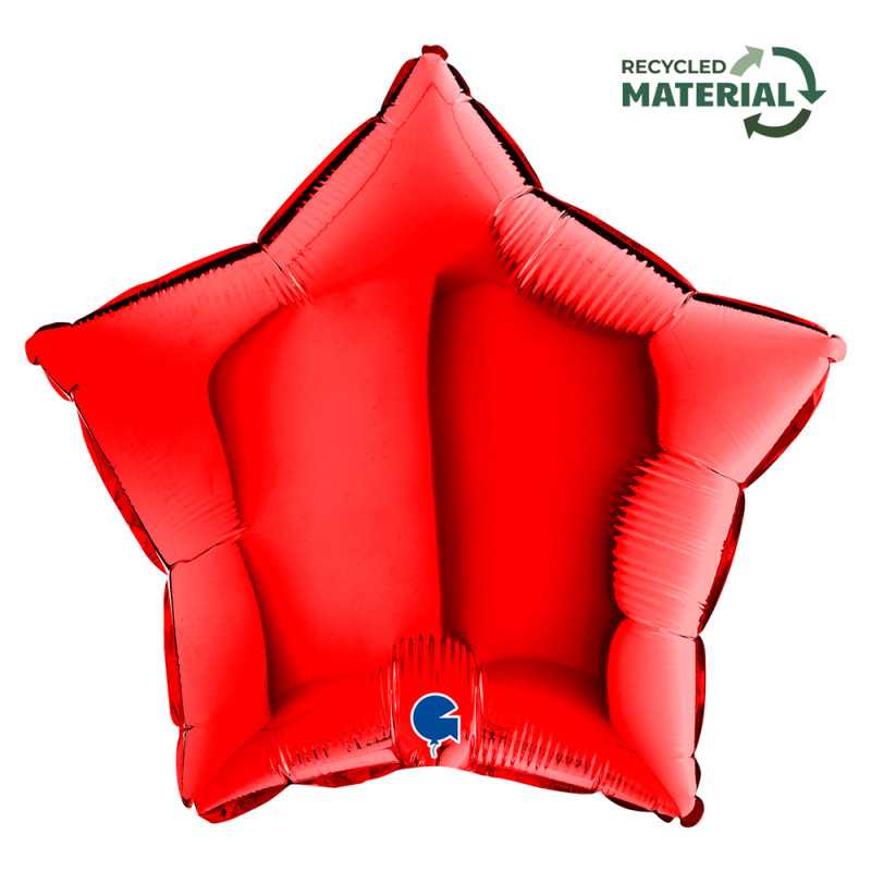 Star balloon 18" (45cm) - Red