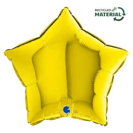 Ballon étoile 18inch (45cm) - Yellow - Sempertex France