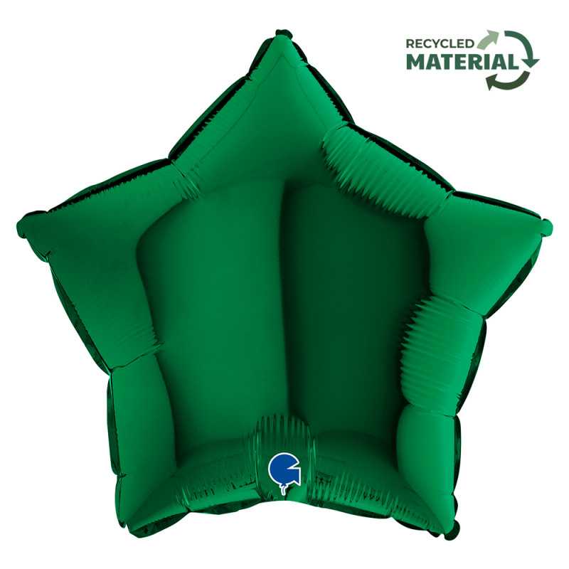 Star balloon 18" (45cm) - Dark Green