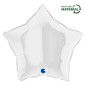 Star balloon 18" (45cm) - White