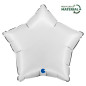 Ballon étoile 18" (45cm) - Satin White