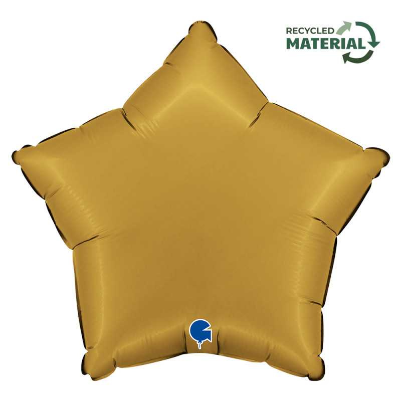 Star balloon 18" (45cm) - Satin Gold Star balloon 18" (45cm) - Satin Gold