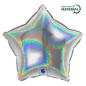 Ballon étoile 18" (45cm) - Glitter Holographic Silver