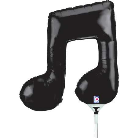 Ballon Mini Note de musique double - Noir 14inch (35cm) - Sempertex France
