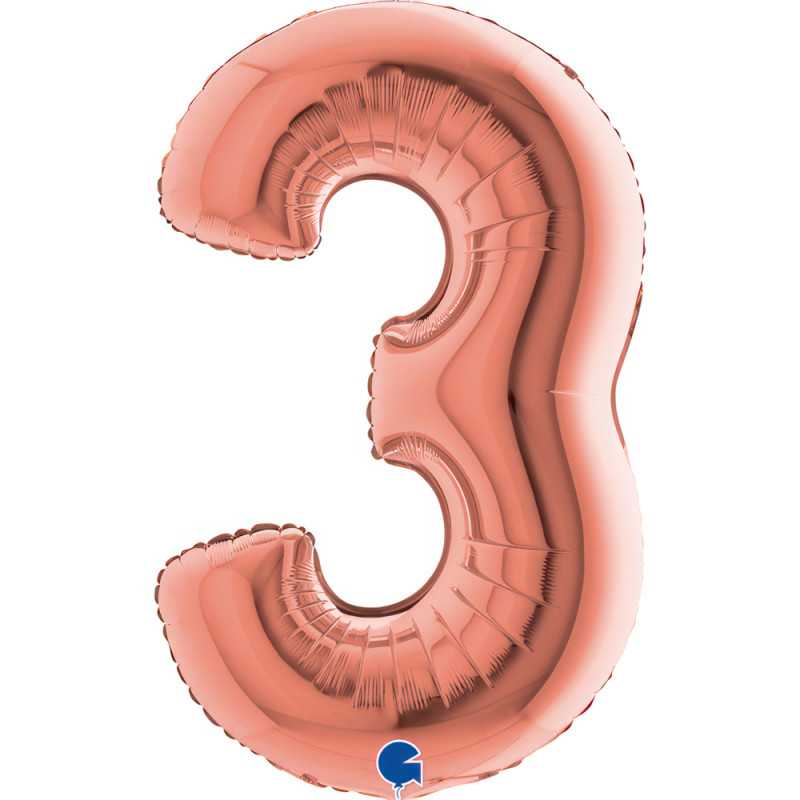Number 40" (90cm) - 3 - Rose Gold