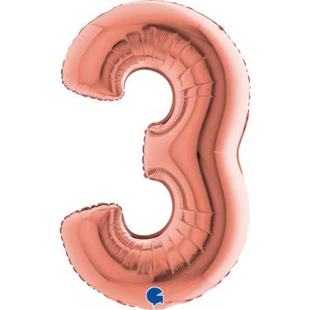 Chiffre 40inch (90cm) - 3 - Rose Gold- Sempertex France