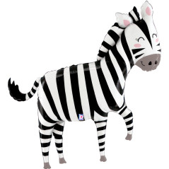Ballon Zèbre de la jungle 43inch (107,5cm) - Sempertex France