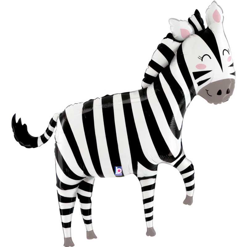 Ballon Zèbre de la jungle 43" (107,5cm)