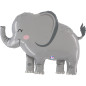 Jungle Elephant Balloon 33" (82.5cm) Jungle Elephant Balloon 33" (82.5cm)