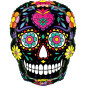Dia de Muertos Black Skull Balloon 22" (55cm)