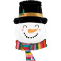 Ballon Bonhomme de neige joyeux 27" (67,5cm)