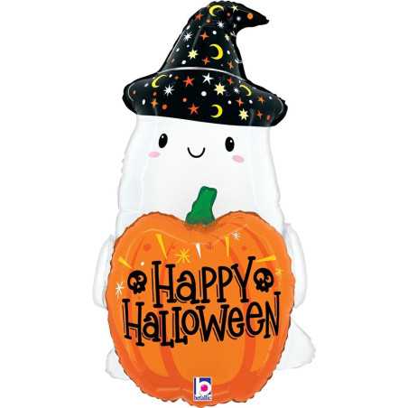Ballon Fantôme Citrouille d'Halloween 27inch (67,5cm) - Sempertex France
