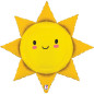 Summer Sun Balloon 31" (77.5cm) Summer Sun Balloon 31" (77.5cm)