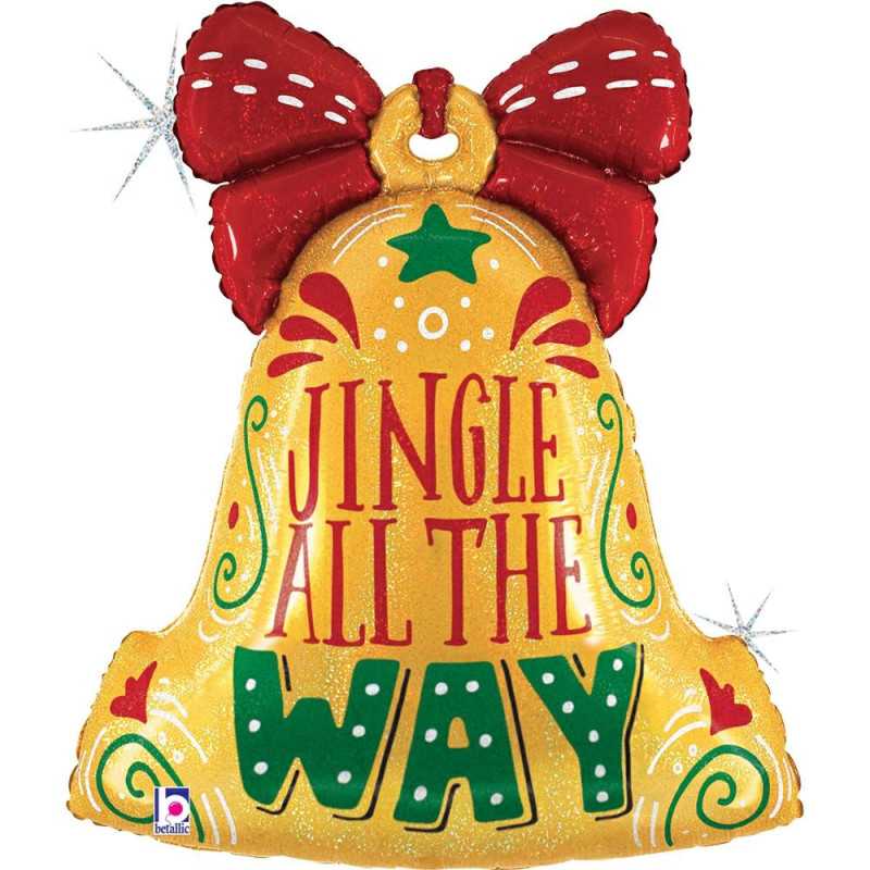 Ballon Cloche de Noël 27" (67,5cm)