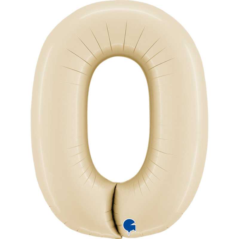 Number 26" (65cm) - 0 - Cream Satin