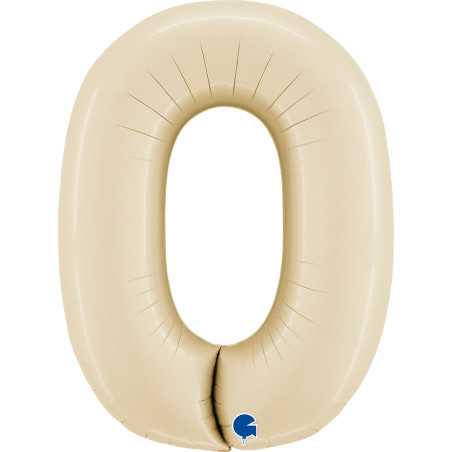Chiffre 26inch (65cm) - 0 - Satin Crème - Sempertex France
