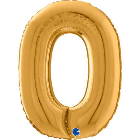 Chiffre 26inch (65cm) - 0 - Doré - Sempertex France