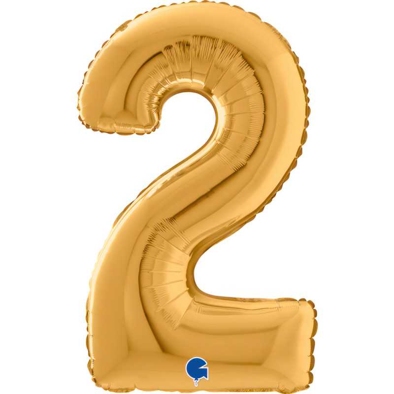 Chiffre 26" (65cm) - 2 - Doré