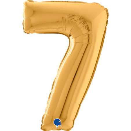 Chiffre 26inch (65cm) - 7 - Doré - Sempertex France
