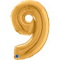 Number 26" (65cm) - 9 - Gold
