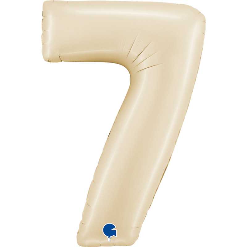 Number 26" (65cm) - 7 - Cream Satin