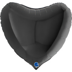 Ballon cœur 36inch (90cm) - Black - Sempertex France
