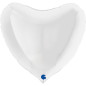 Ballon cœur 36" (90cm) - White