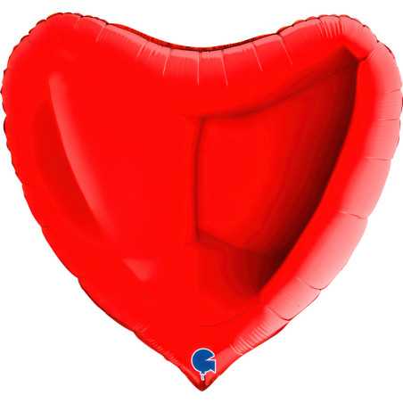 Ballon cœur 36inch (90cm) - Red - Sempertex France