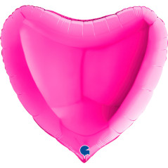 Ballon cœur 36inch (90cm) - Magenta - Sempertex France