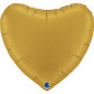 Ballon cœur 36" (90cm) - Satin Gold
