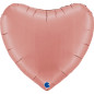 Heart balloon 36" (90cm) - Satin Rose Gold