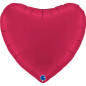 Ballon cœur 36" (90cm) - Satin Cherry