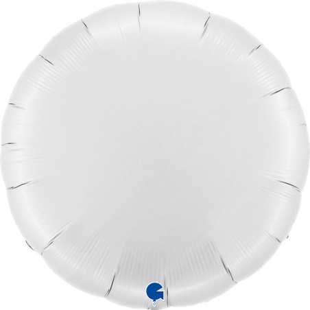 Ballon rond 36inch (90cm) - Satin White - Sempertex France