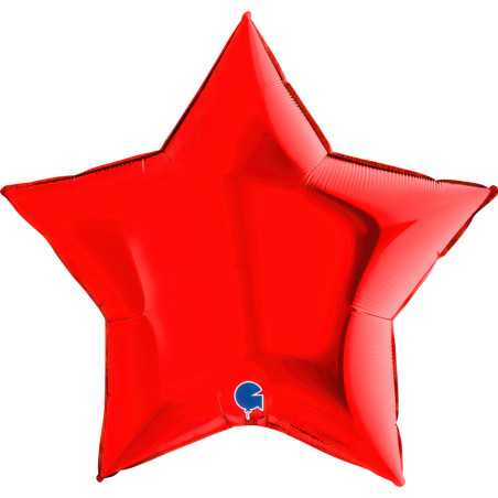 Ballon étoile 36inch (90cm) - Red - Sempertex France