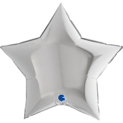 Ballon étoile 36inch (90cm) - Silver - Sempertex France