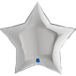 Star balloon 36" (90cm) - Silver