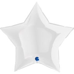 Ballon étoile 36inch (90cm) - White - Sempertex France