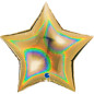 Star balloon 36" (90cm) - Glitter Holographic Gold 5 Star balloon 36" (90cm) - Glitter Holographic Gold 5