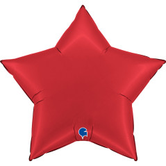 Ballon étoile 36inch (90cm) - Satin Rubin Red - Sempertex France