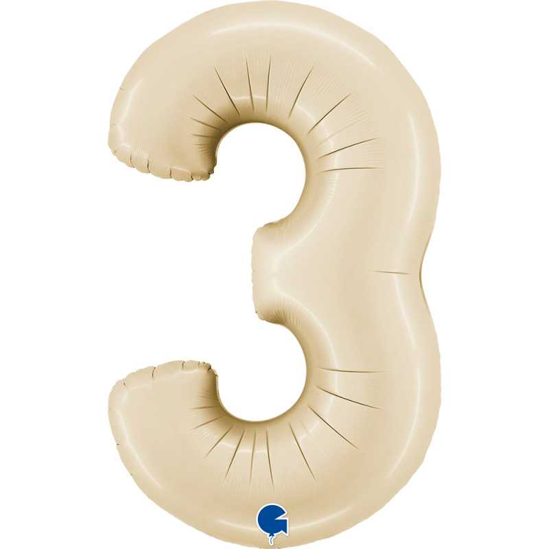 Figure 40" (90cm) - 3 - Cream Satin