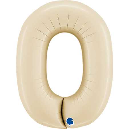 Chiffre 40inch (90cm) - 0 - Satin Crème - Sempertex France