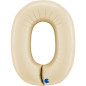 Number 40" (90cm) - 0 - Cream Satin