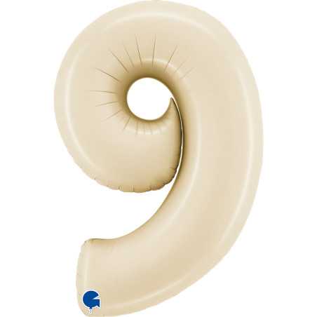 Chiffre 40inch (90cm) - 9 - Satin Crème - Sempertex France