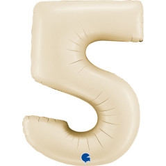 Chiffre 40inch (90cm) - 5 - Satin Crème - Sempertex France