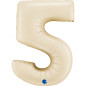 Number 40" (90cm) - 5 - Cream Satin